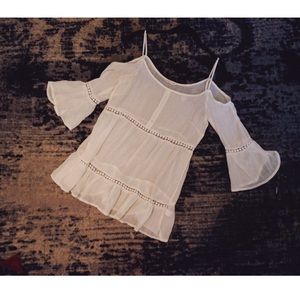 Boho bell sleeve blouse